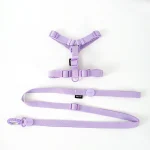 Harnais baudrier pour chat violet