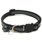 Collier noir pour chat réfléchissant