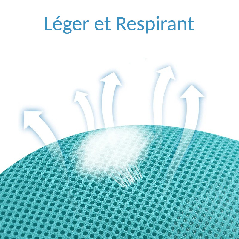 Harnais pour chat bleu anti-évasion léger et respirant