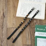 Collier en Cuir Souple noir pour Chat