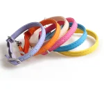 Colliers en Cuir Élastique pour Chats