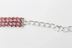 Collier pour Chat en Cristal avec une chaine