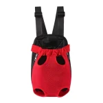Sac rouge pour chat kangourou