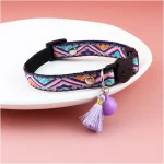 Collier Original pour Chat violet