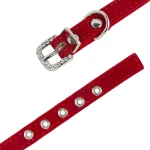 Collier pour Chat en Velours Personnalisable et réglable