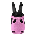 Sac pour chat kangourou rose