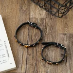 Colliers pour Chats en Cuir Souple