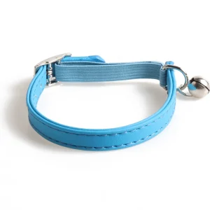 Collier pour Chat en Cuir Élastique