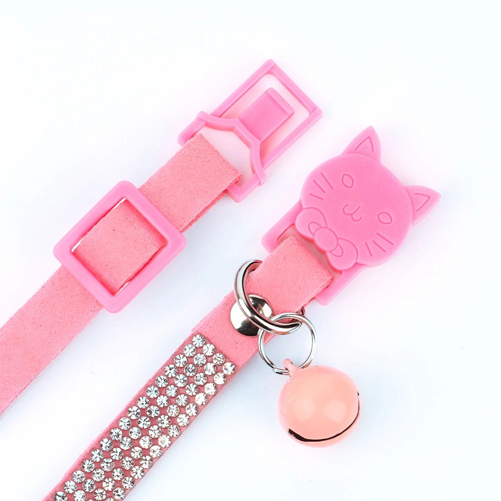 Collier pour Chat en Cuir de Luxe anti-étranglement