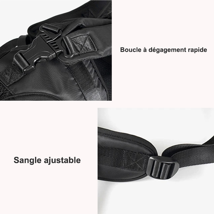 Sac Ventral Pour Chat ajustable