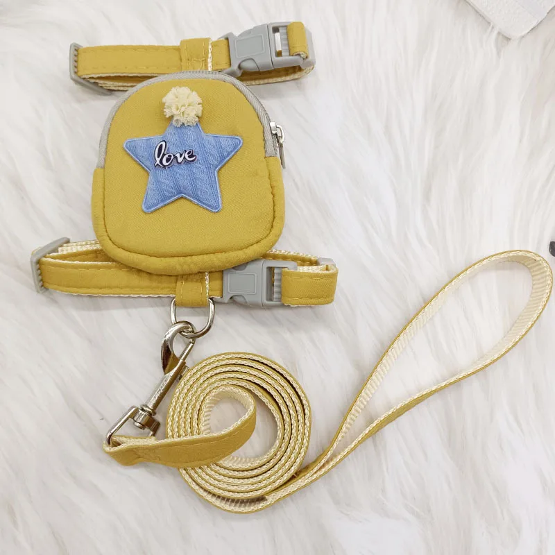Harnais de Promenade pour Chat jaune