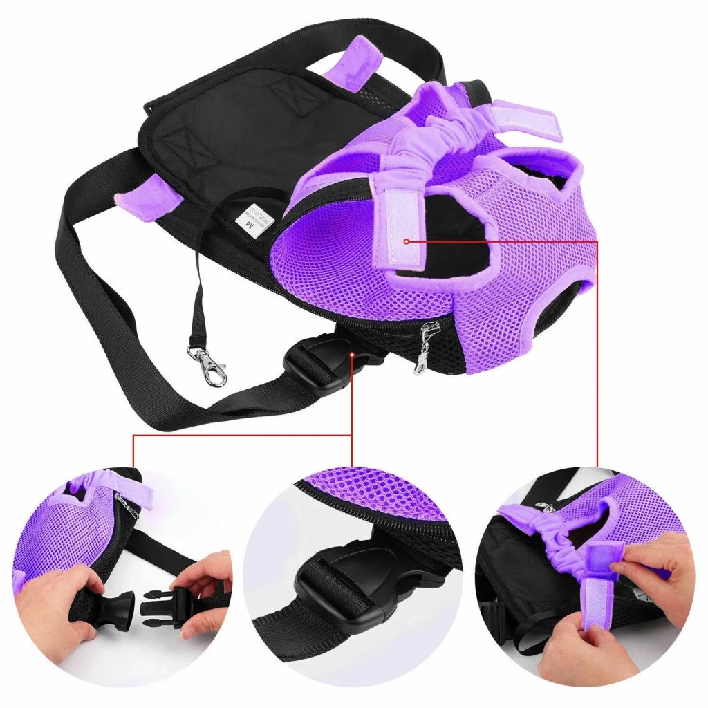 Sac kangourou pour chat réglable