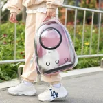Sac à Dos Bulle pour Chat avec matériau PVC et tissu oxford de qualité et durable