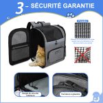 Sac à Dos de Randonnée pour Chat sécurisé