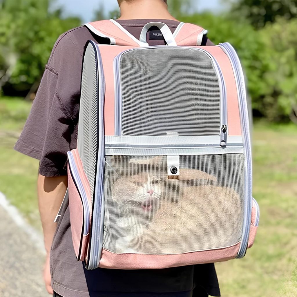 Sac à Dos pour Chat Transparent ventilé