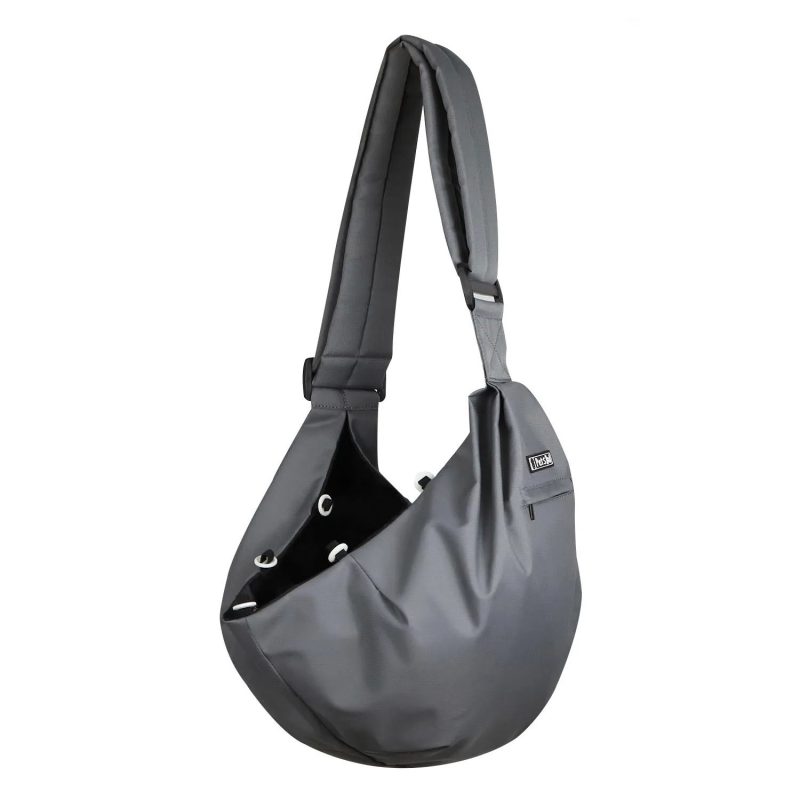 Sac de Balade à Bandoulière gris pour Chat