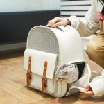 Sac de transport pour chat avec maille latérale ouvrable