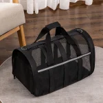 Sac pour chat pliable noir