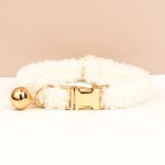 Collier blanc pour Chat à Fourrure Personnalisable
