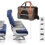Sac de Transport pour Chat Homologué Avion, bus, train et voiture