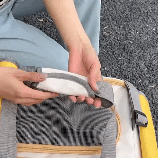 Sac à Bandoulière Pliable pour Chat