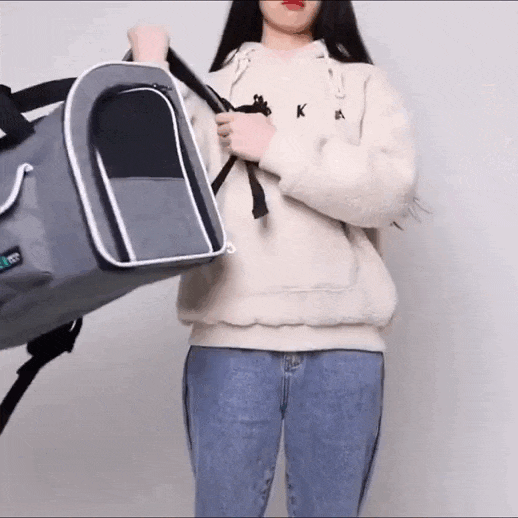 Grand Sac de Transport pour Chat ergonomique