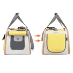 Sac à Bandoulière Pliable pour Chat avec fenêtre ouvrable