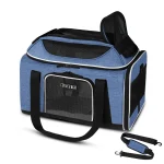 Sac de Voyage pour Chat pour Avion Bleu