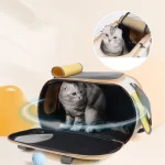 Sac à Bandoulière Pliable pour Chat avec plusieurs ouvertures